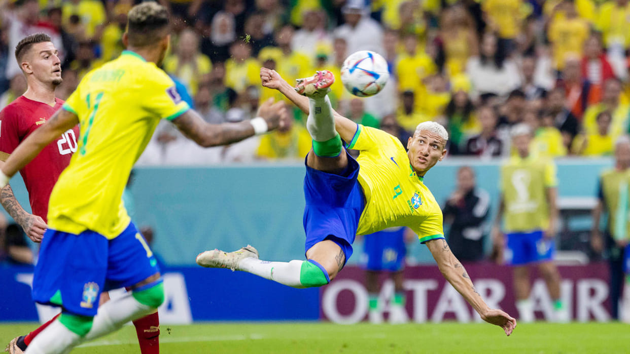 Brazil vs Serbia FIFA World Cup 2022 Top Bicycle Kick Goal in Football History Like Richarlison’s Goal