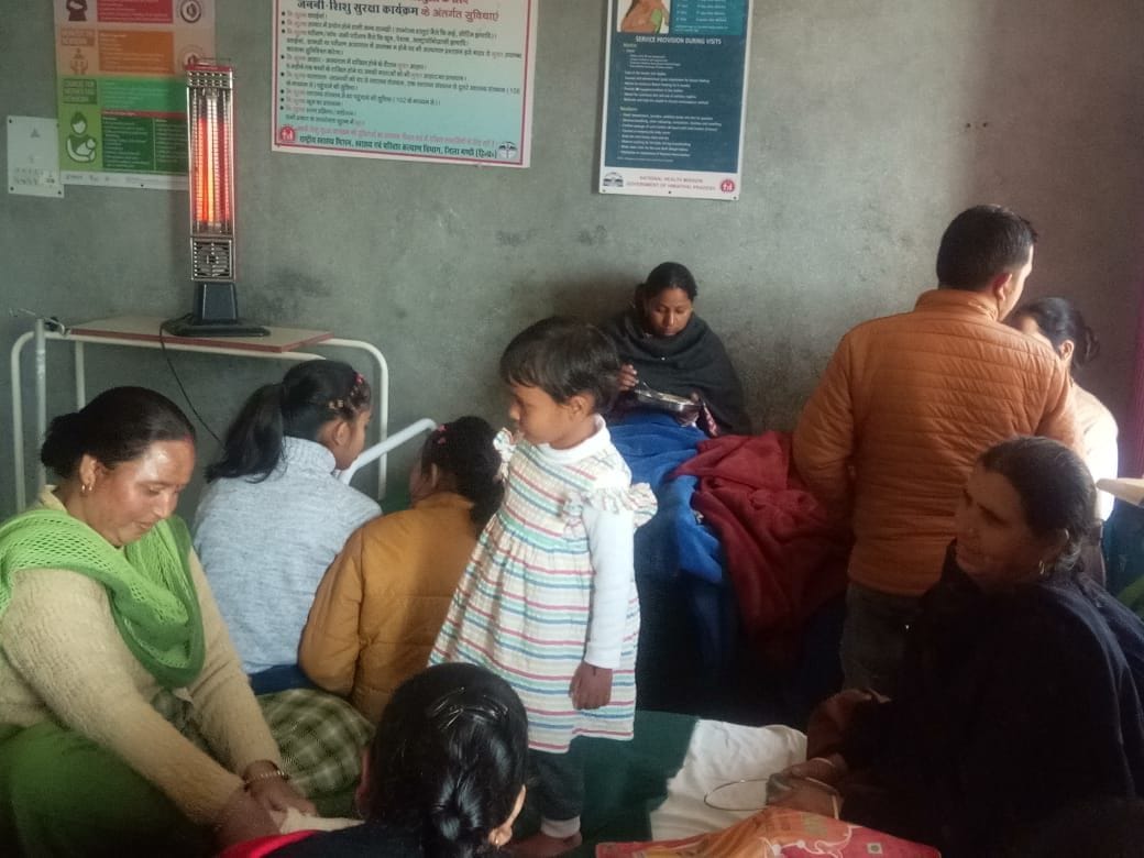 mandi news himachal news Heaters installed for patients in Jogindernagar Civil Hospital