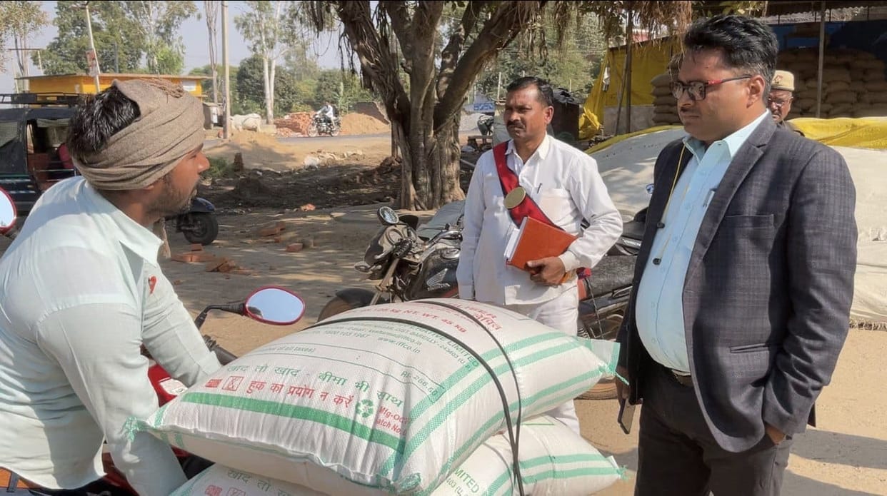 SDM took stock of paddy purchase