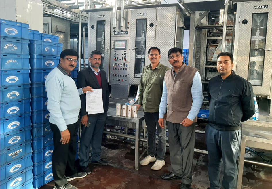 Food security department raid on Madhusudan milk plant