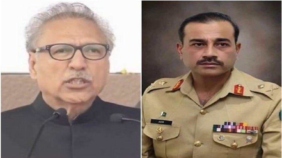 Pakistan President Arif Alvi Confirmed New Army Chief Lt Gen Asim Munir News in Hindi