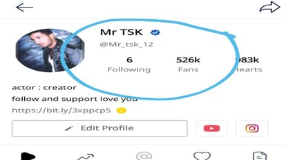 TSK Suraj Singh is five and a half lakh followers on the Josh