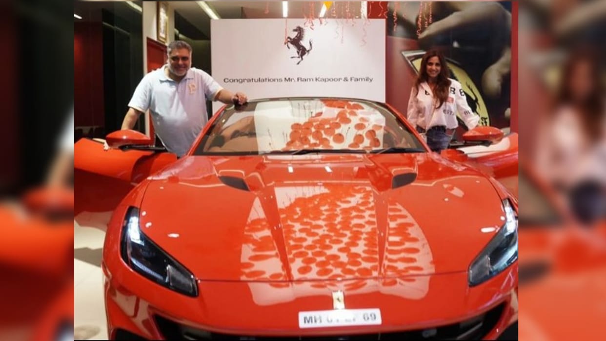 tv and bollywood actor ram kapoor purchase new ferrari portofino car know about that price