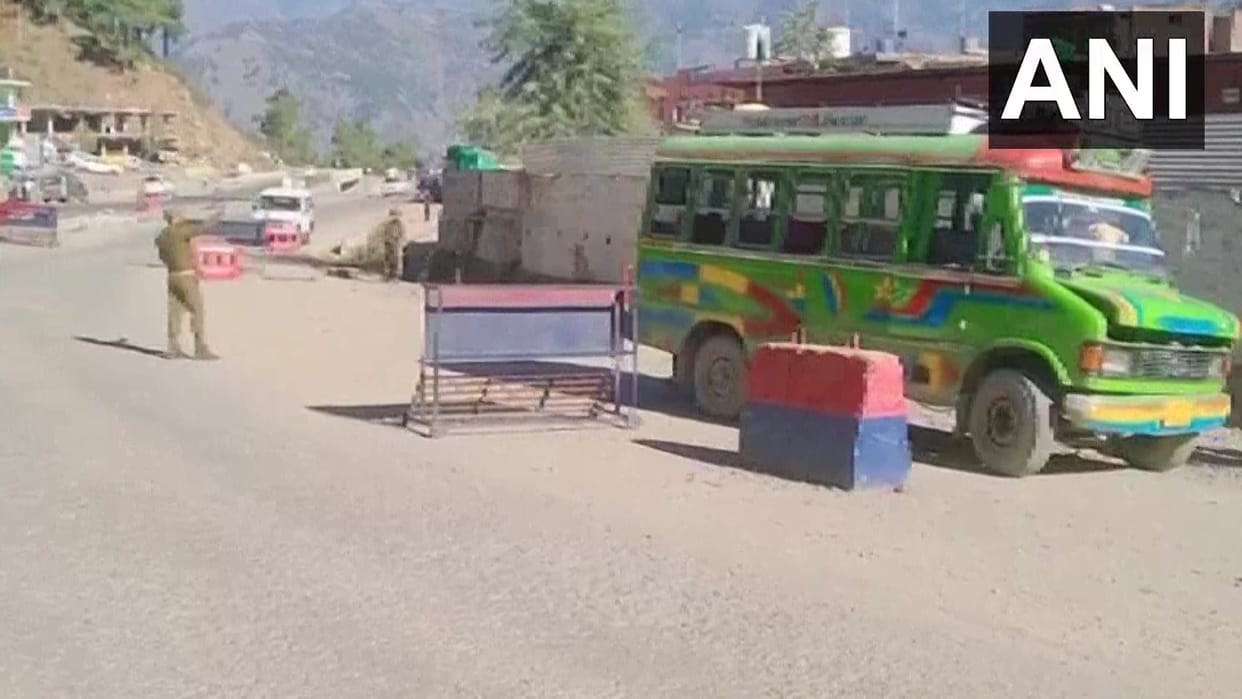 ramban ied recovered in suspicious polythene bag found in metador bus near Nashri Naka