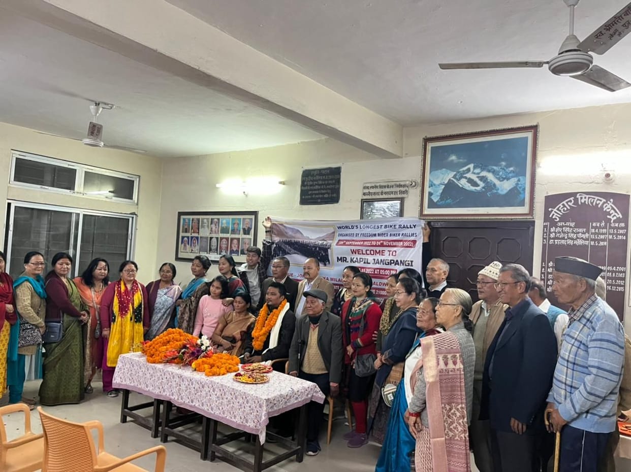 Kapil, who traveled 21 thousand km in 75 days, was welcomed in Haldwani
