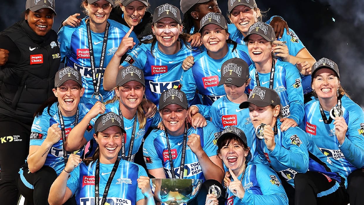 Adelaide Strikers team became champion in Women's Big Bash League for the first time defeated Sydney Sixers