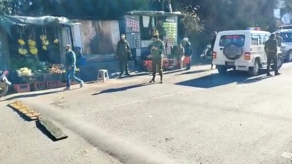 Search of terrorists in Bhataduri forest in Poonch district of Jammu Kashmir