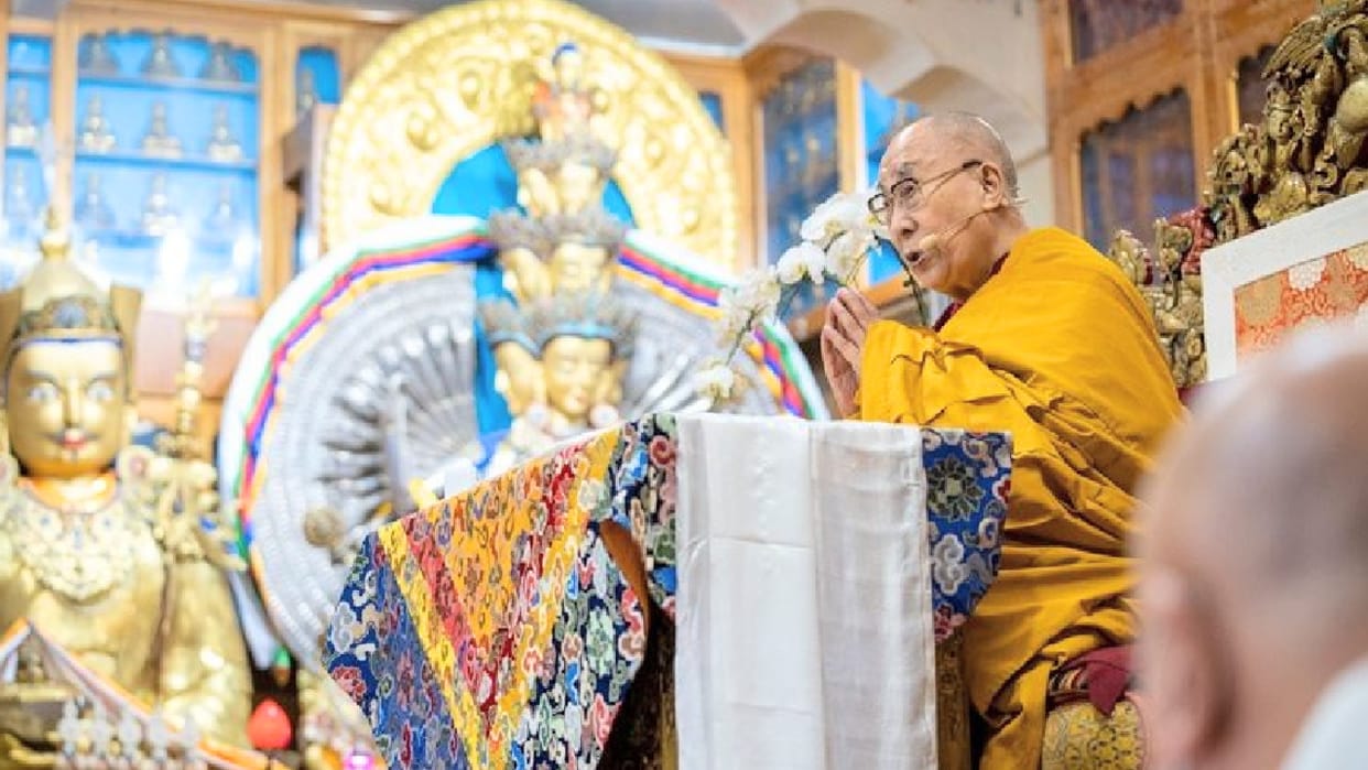 Buddhist leader Dalai Lama said that If the mind is not calm then there will be war like Russia-Ukraine