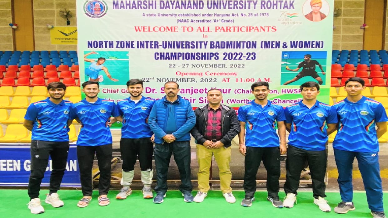 HPU shimla will play badminton for the first time in All India University and Khelo India