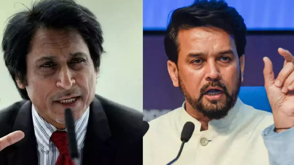 IND vs PAK Anurag Thakur answer on Ramiz Raja World Cup statement says Wait for the right time