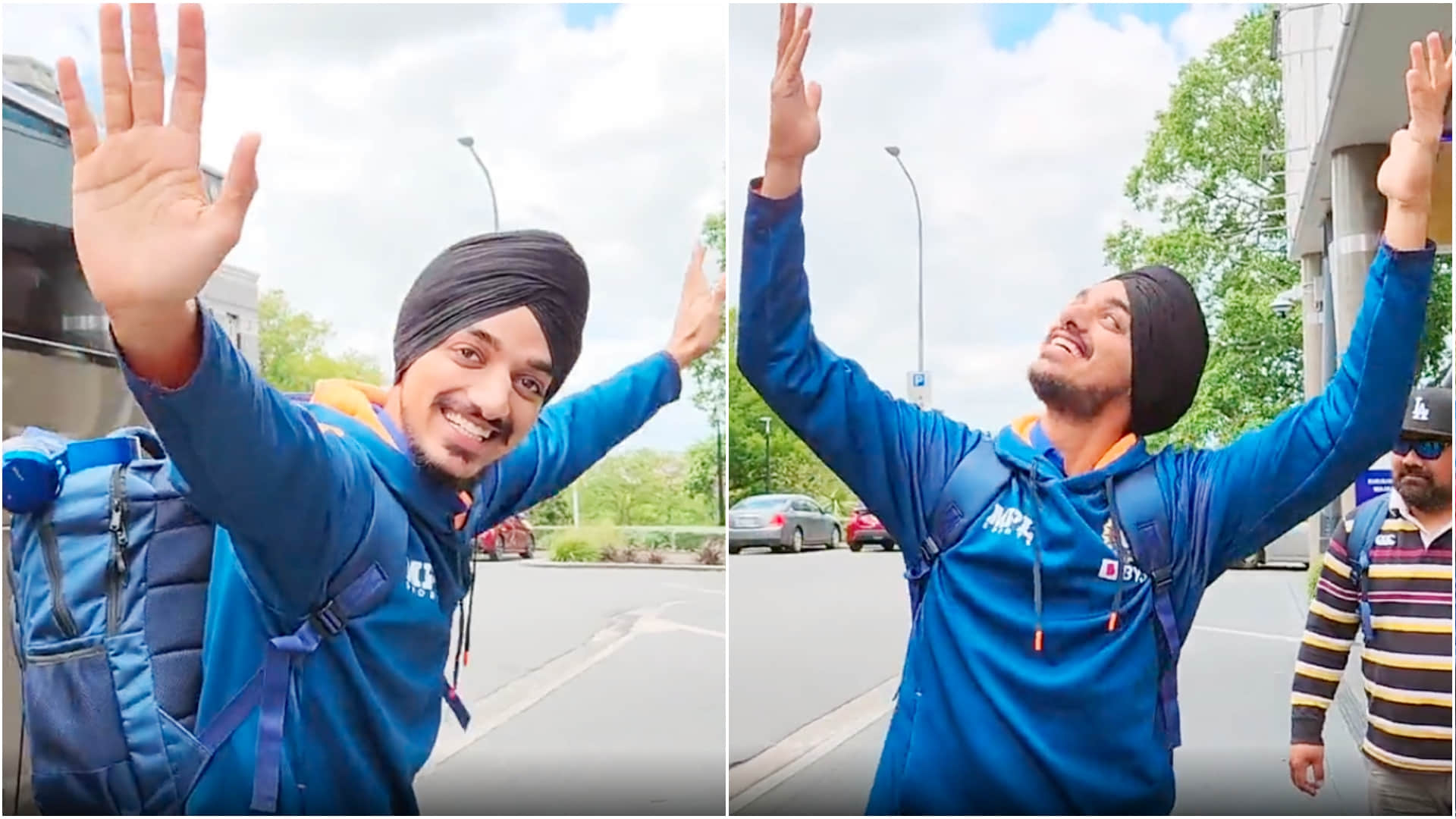 Team India reached Hamilton for 2nd ODI against New Zealand, Arshdeep Singh seen doing Bhangra, Sanju Samson