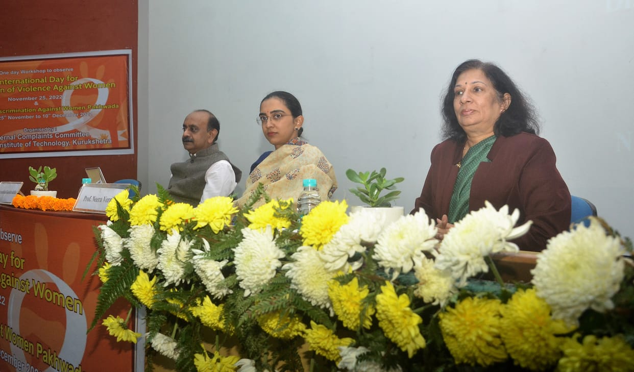 Discussion on the eradication of violence against women, Kurukshetra