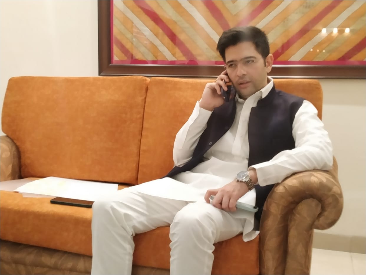 MCD Election: MP Raghav Chadha said - AAP work will reply the BJP fake video propaganda