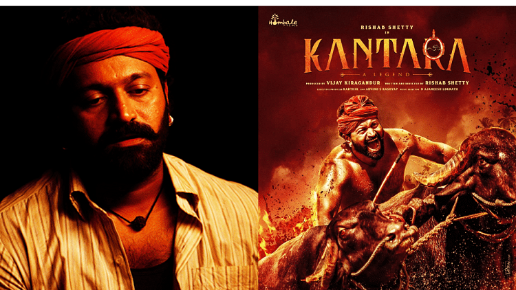 Kantara 2: Before starting shooting of Kantara prequel Rishab Shetty attends Bhoota Kola Festival Watch Video