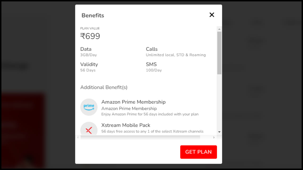 Airtel Recharge Plan
