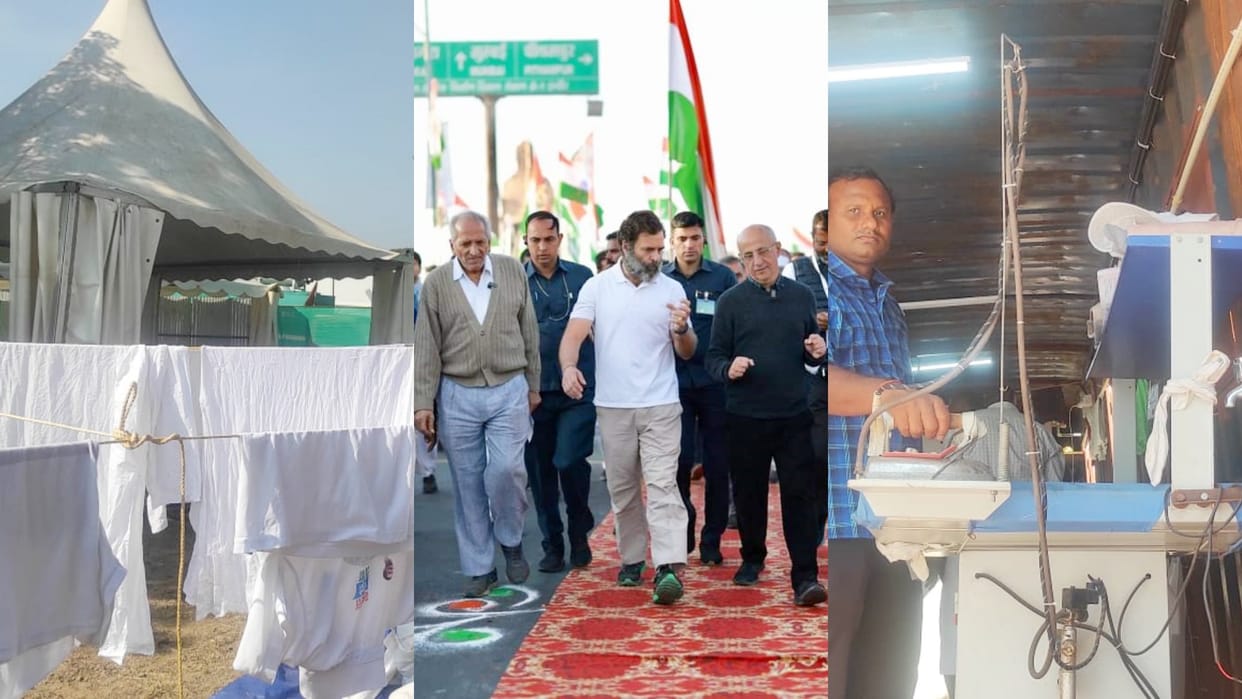 Rahul Gandhi clothes are getting dirtier than dust on the streets of Malwa-Nimar