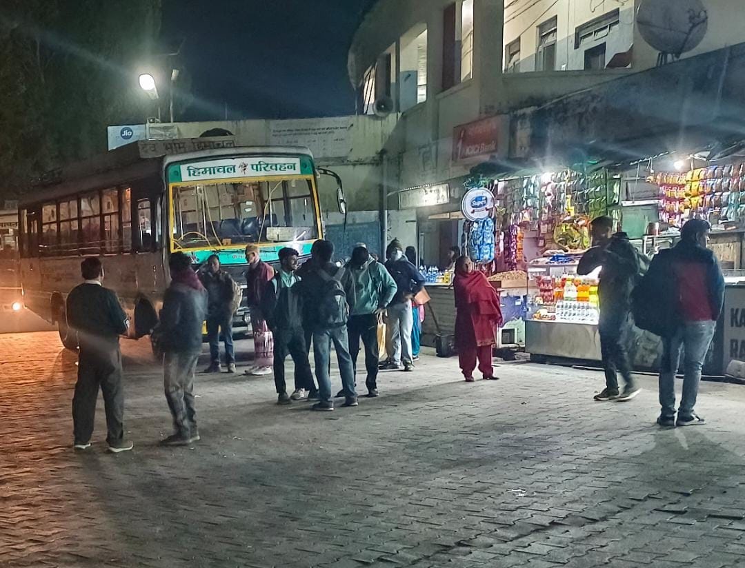 In bilashpur after 6 pm one has to wait for hours for the bus