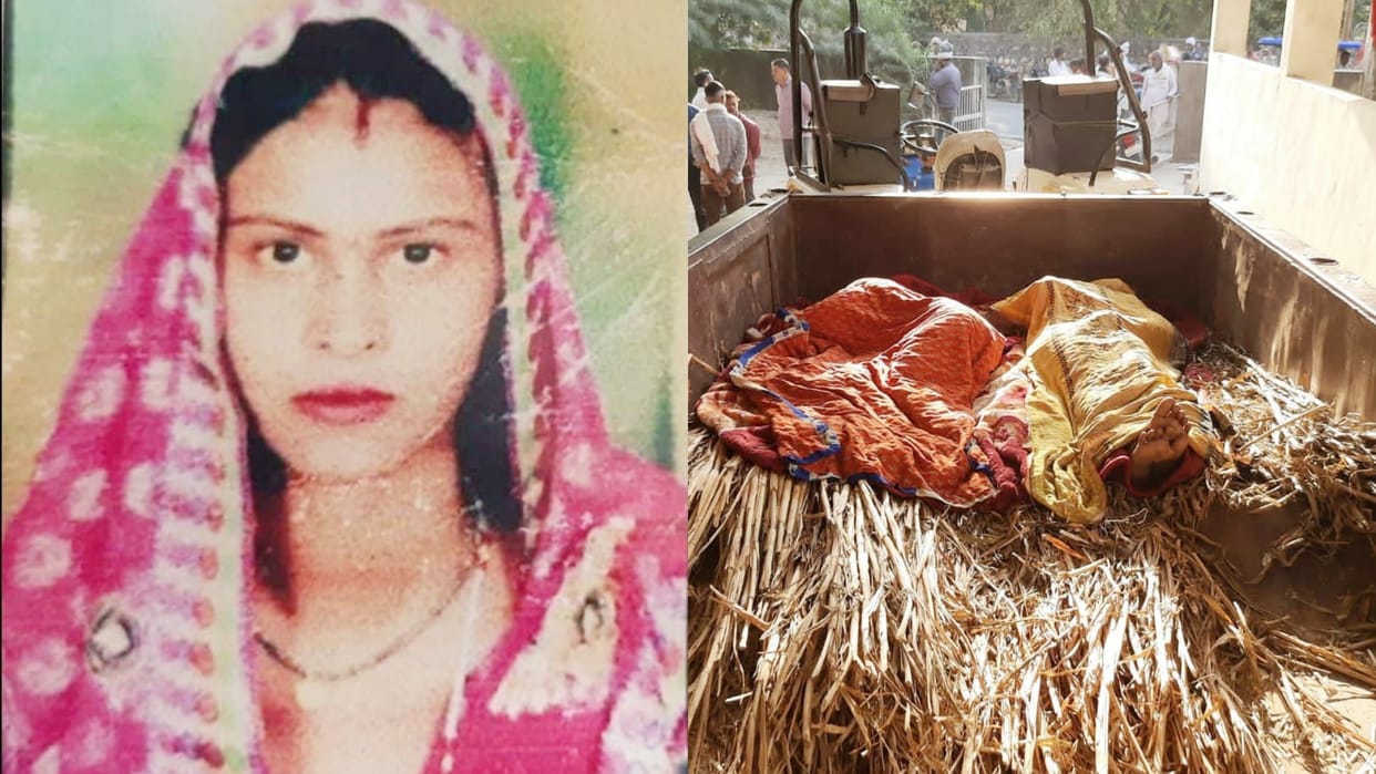 Husband Murder his wife and hanged himself in Morena