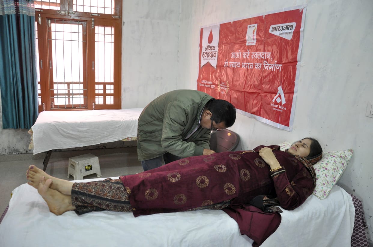 36 people donated blood in Bhuntar