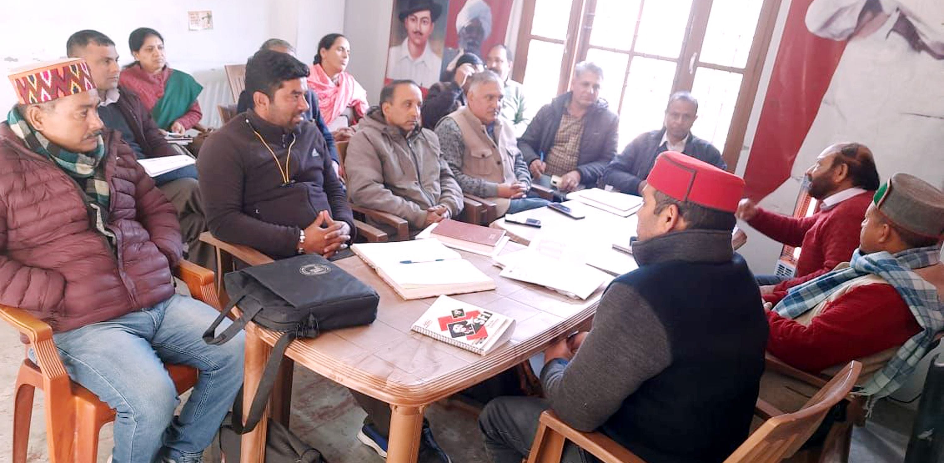 mandi news himachal news CITU will start struggle for demands