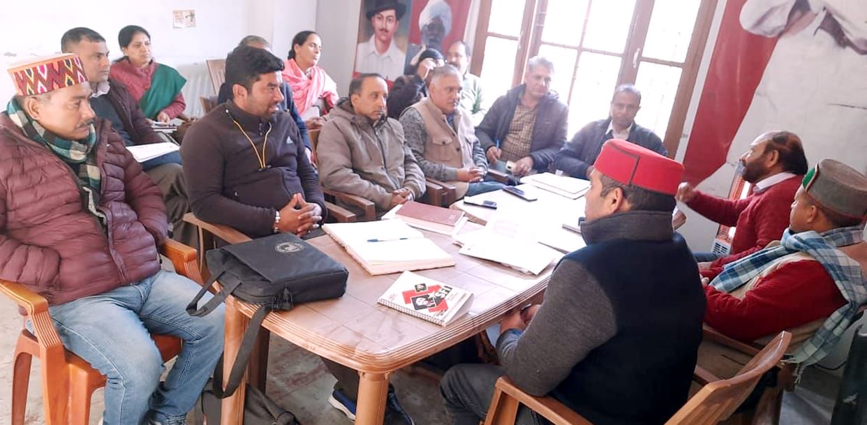 mandi news himachal news CITU will start struggle for demands