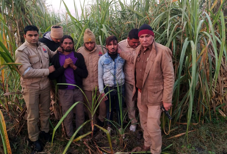 Three accused of cow slaughter arrested in encounter