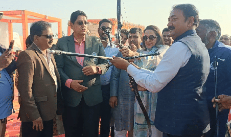 Khelo India Youth Games Hema Malini inaugurated tirandaazi competition in mathura