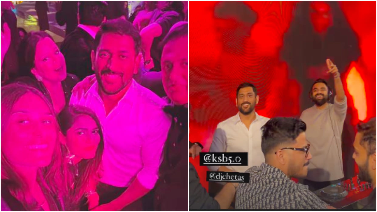 MS Dhoni, Sakshi parties with Badshah, Hardik Pandya and Krunal in Dubai, dance video; Poorna Patel