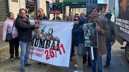 A protest was held outside Pakistan Embassy in Washington DC against the 26/11Mumbai Attack