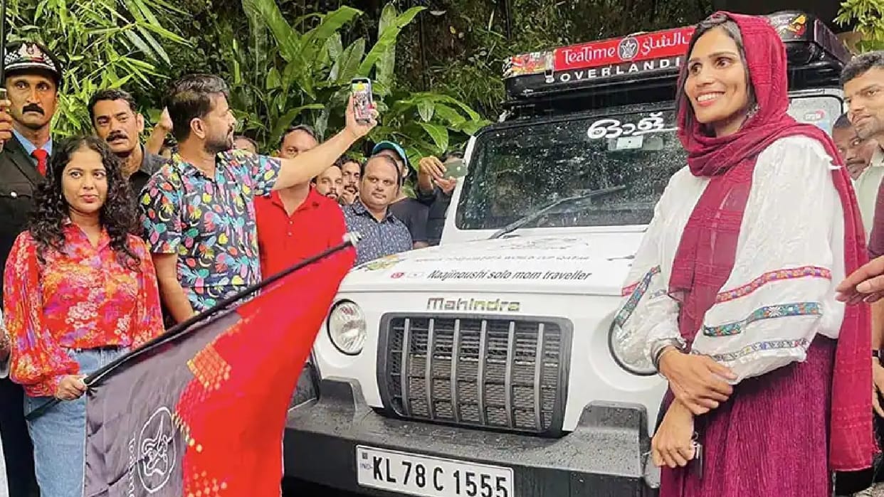 Messi's fan, mother of five children, reached Qatar alone from Kerala to watch FIFA WC 2022 match of messi