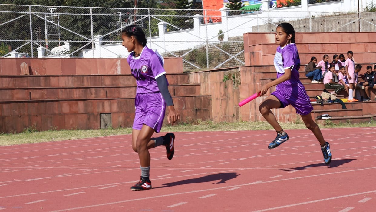 under 14 state level sports in dharamshala chamba shubham first rank in high jump
