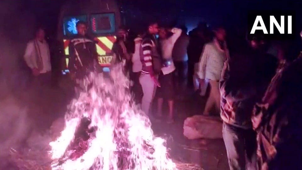Bihar many people were severely injured when a high-speeding car ran over them in Saran district