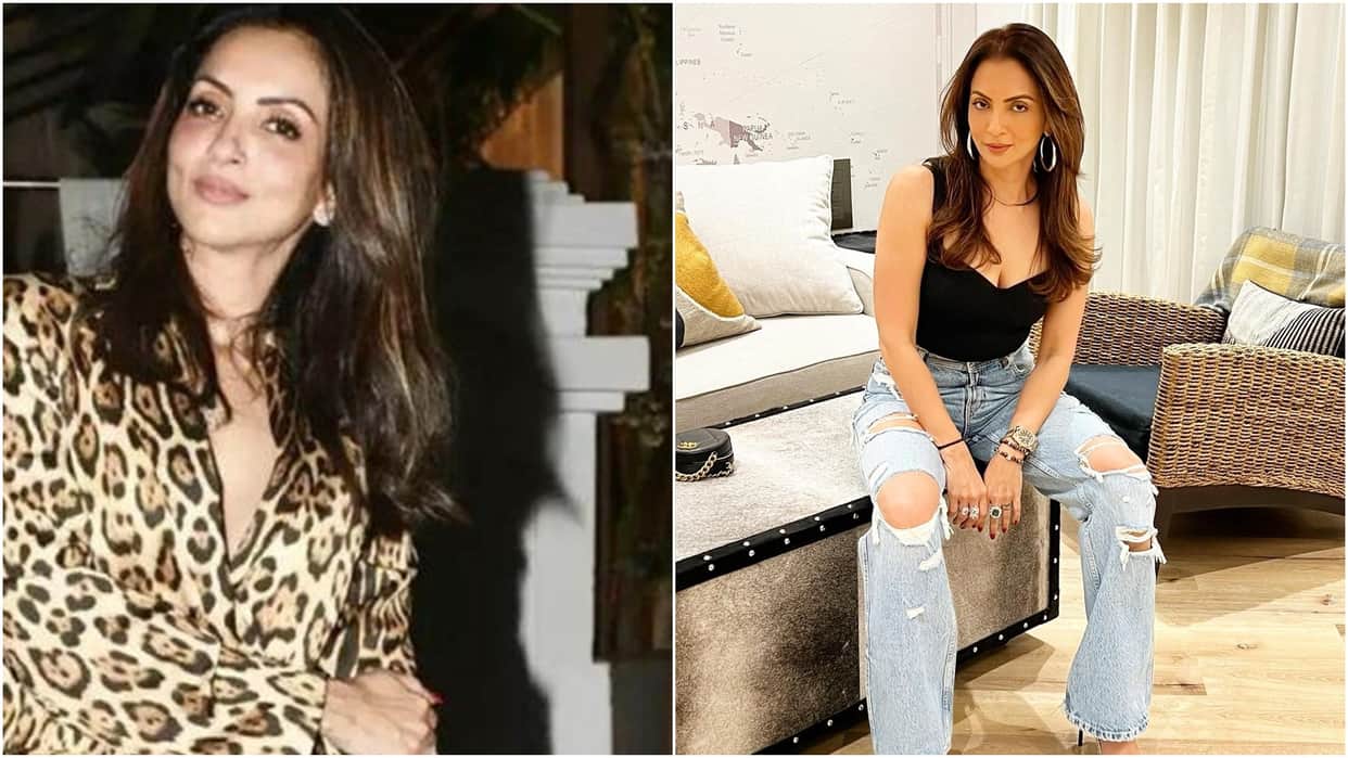 sohail khan ex wife seema sachdev look drunk at karan johar bash last night video