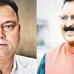 प्रकाश चौधरी  व इंद्र सिंह गांधी।