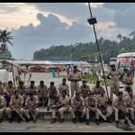 केरल में थाने पर हमला