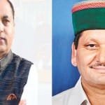 सीएम जयराम ठाकुर व चेतराम ठाकुर।