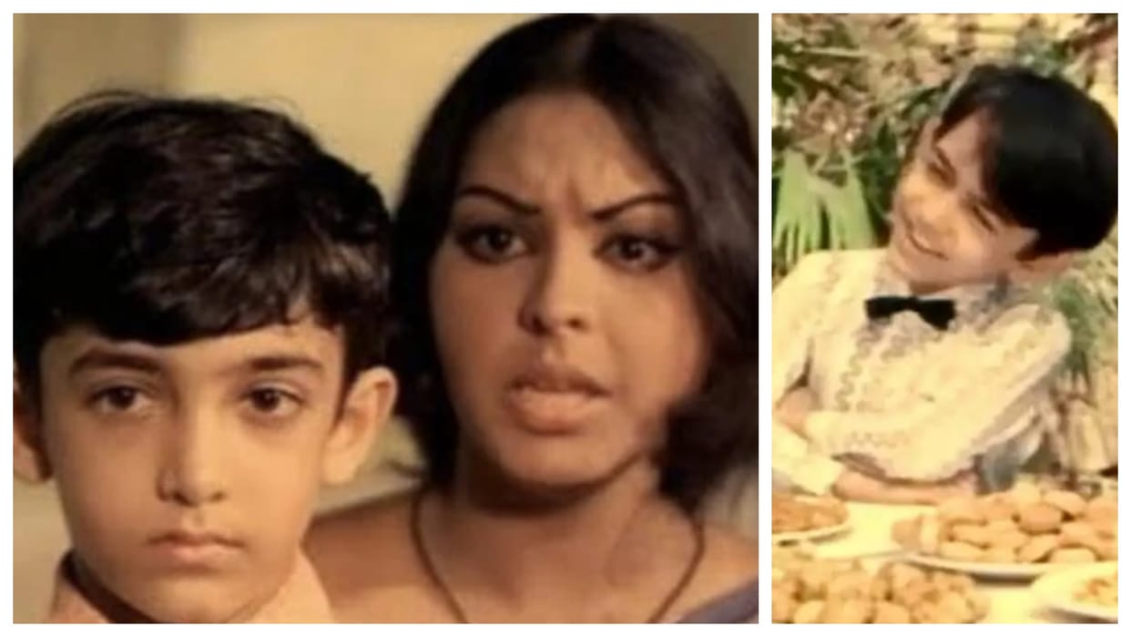 Laal Singh Chaddha Actor Aamir Khan cute childhood photo viral on social media