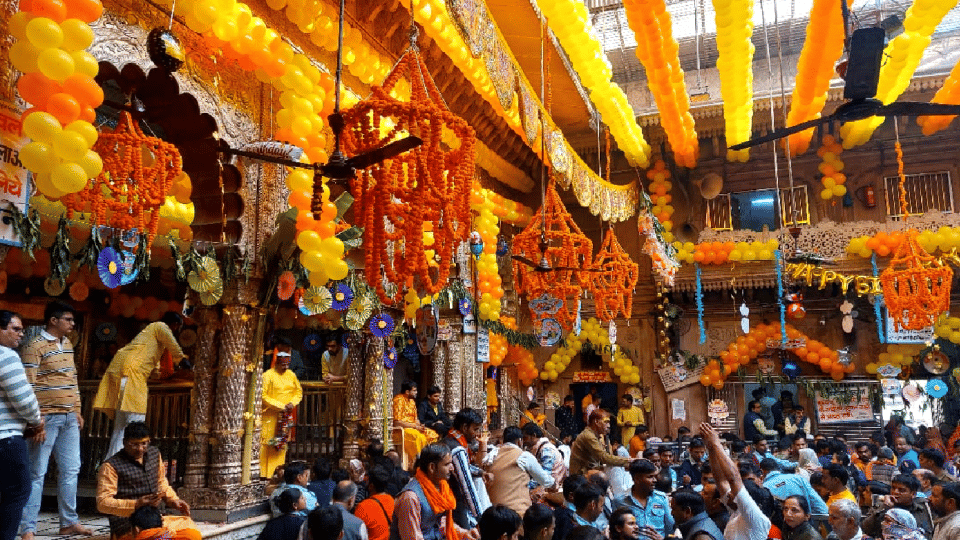 Thakur Banke Bihari Birthday celebrations in Vrindavan