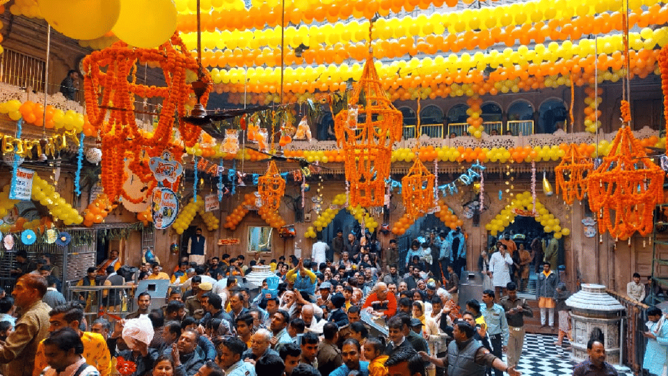 Thakur Banke Bihari Birthday celebrations in Vrindavan