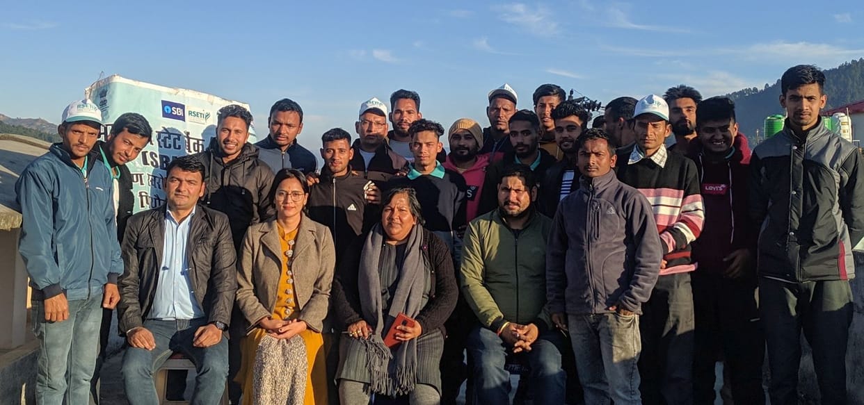 Training in SBI RSETI Pithauragarh