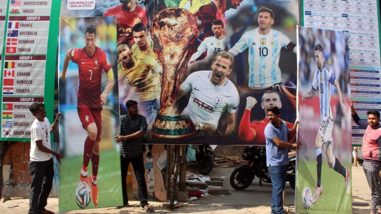 fifa world cup 2022, celebration in kolkata