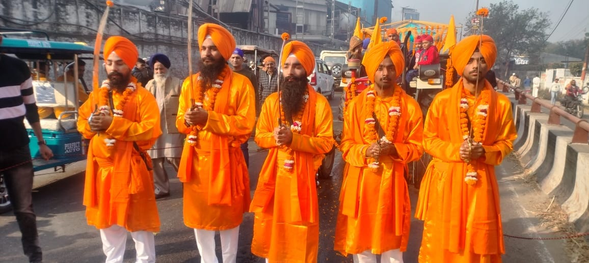 Nagar Kirtan taken out on the martyrdom of Guru Teg Bahadur