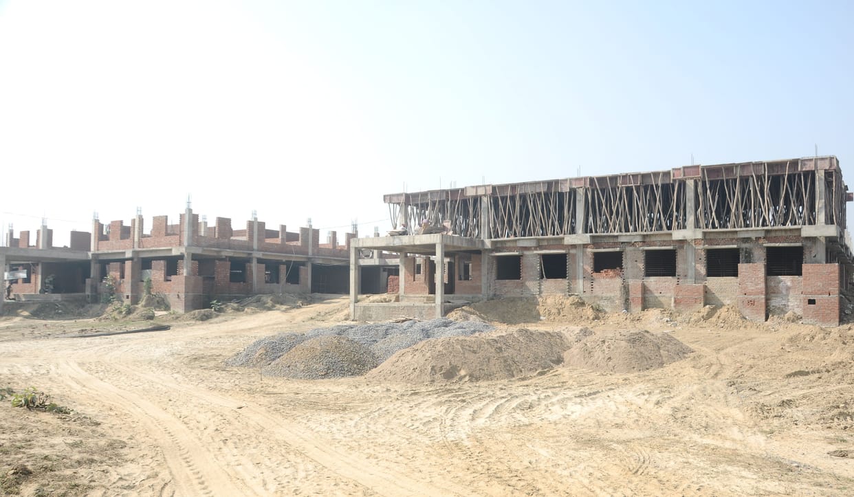Hundred bed hospital built in half in six years