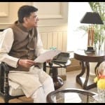 Union minister Piyush Goyal and Karnataka CM Basavaraj Bommai