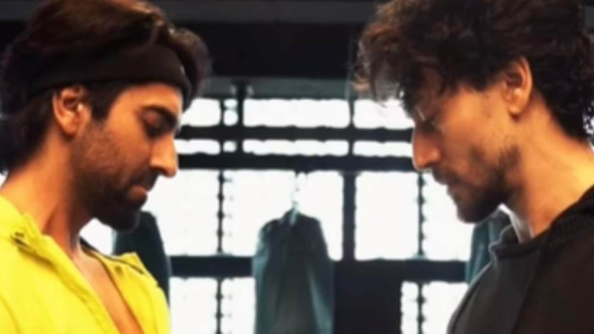 An Action Hero Ayushmann Khurrana Tiger Shroff Promotional Video Goes Viral on Social Media
