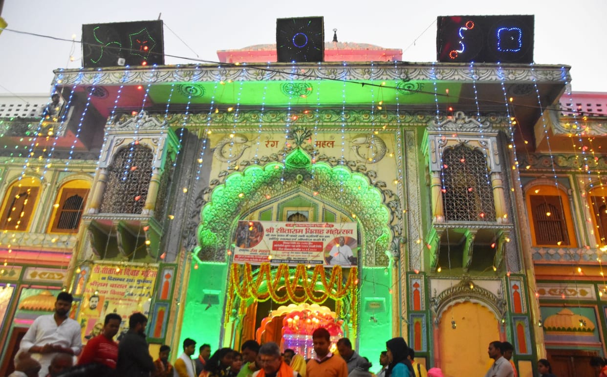 Ram barat from many temples, devotee celebrates ram vivah