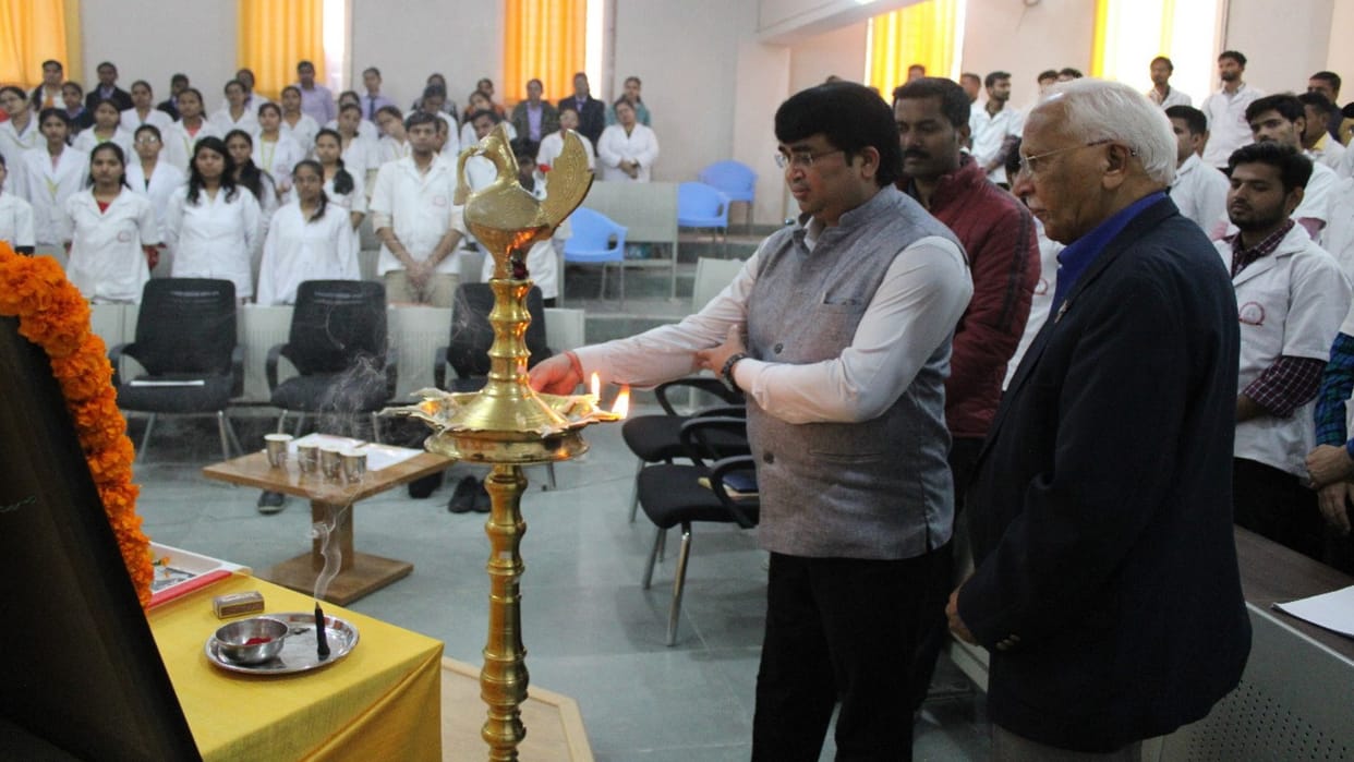 Special lecture of President of Society for Biotechnology held at Mahayogi Gorakhnath University