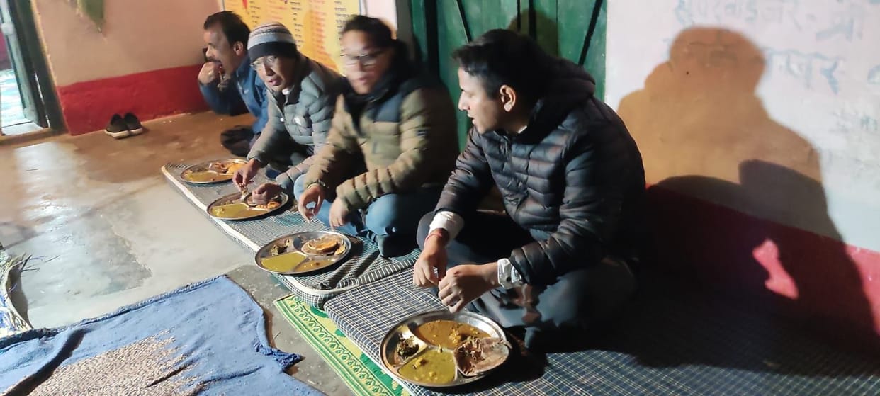 Night Camp of DM Champawat in Gadkot