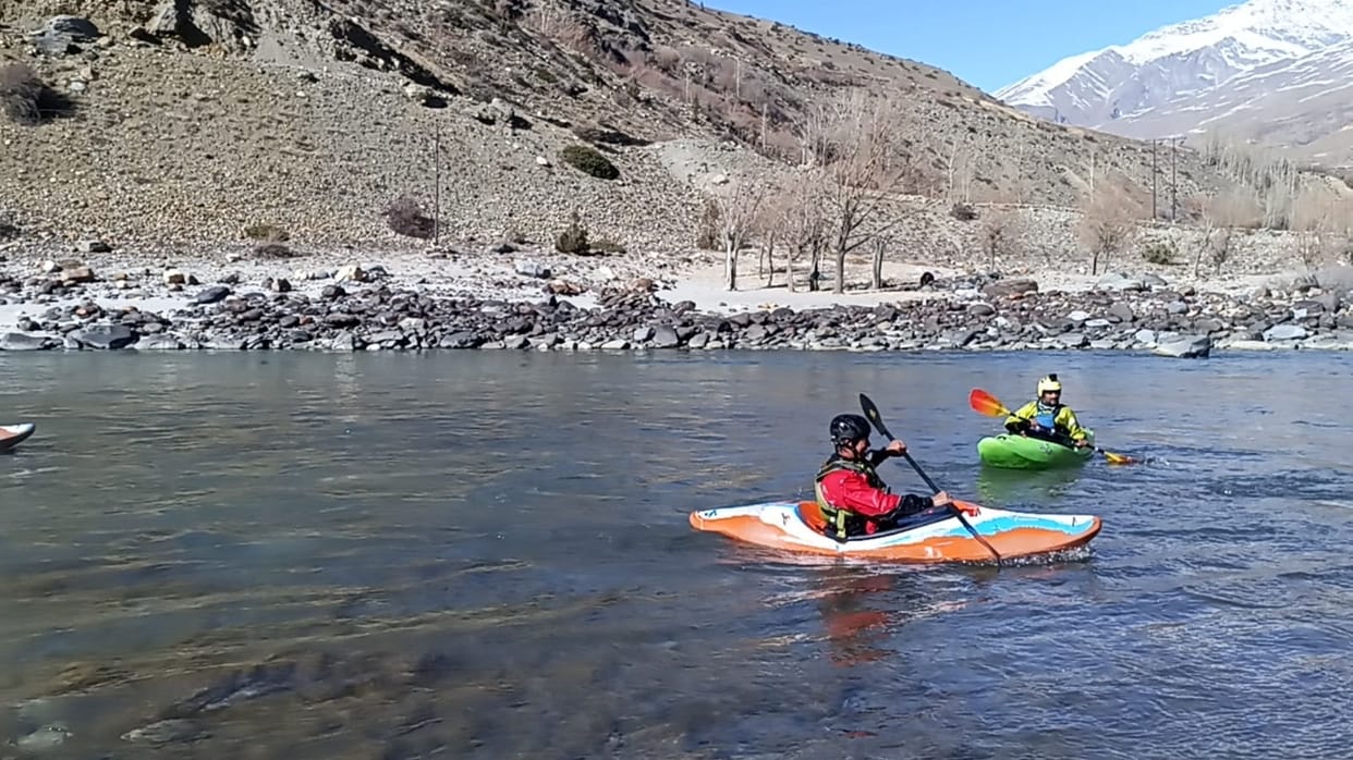 Kayaking from Sissu helipad to Tandi Sangam gave message of adventure