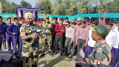 Students excited to see BSF weapons closely in exhibition organized in Marh jammu